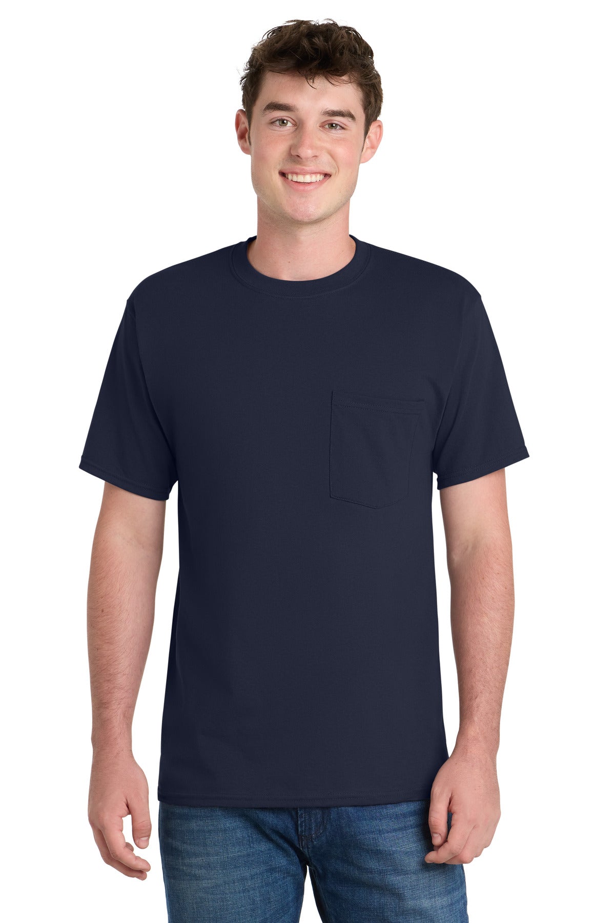 Port & Co ™ Tall Essential Pocket Tee. PC61PT